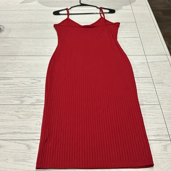 SXY Solid Ribbed Knit Bodycon Dress - Picture 2 of 2